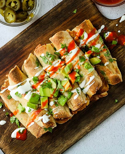 Easy Vegetarian Taquitos