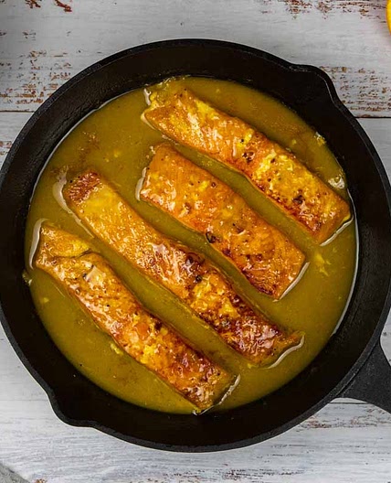 Honey Orange Glazed Salmon