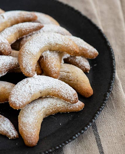 Walnut Crescent Biscuits