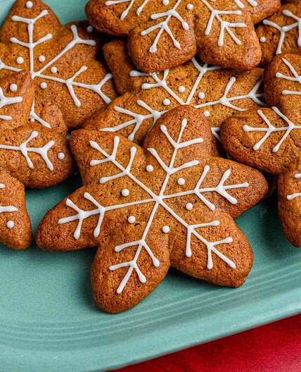 Gingerbread Snowflakes