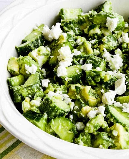 Cucumber Avocado Salad (with Feta)