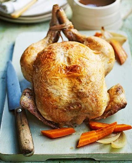 Slow-cooker roast chicken