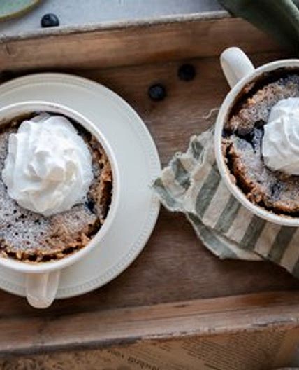 Vegan Blueberry Mug Cake