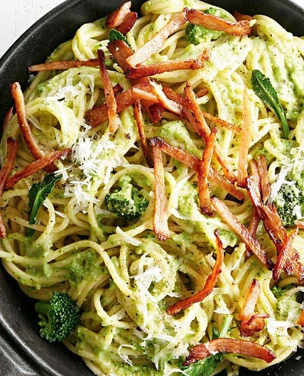 Broccoli carbonara