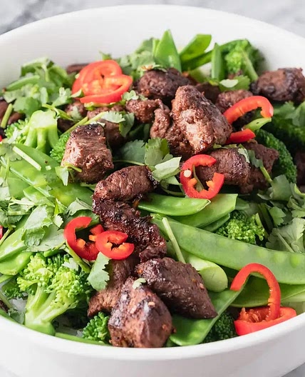 Beef and Broccoli Stir Fry with Lemongrass and Lime