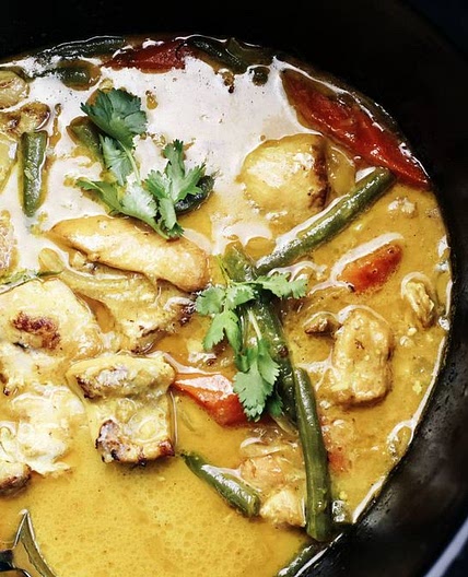 Best Mango chicken slow cooker curry recipe