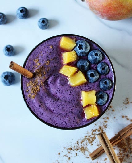 Blueberry Mango Smoothie Bowl