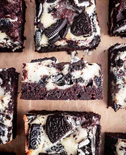 Cheesecake Oreo Brownies