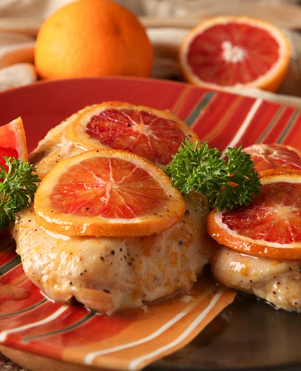 Blood Orange Glazed Chicken