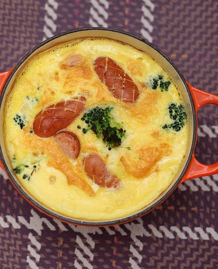 비엔나 소시지 넣고 프리타타