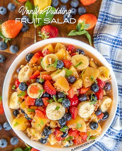 Vanilla Pudding Fruit Salad