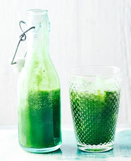 Cucumber, apple & spinach juice