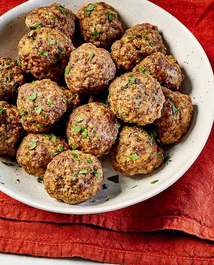 Italian Baked Meatballs