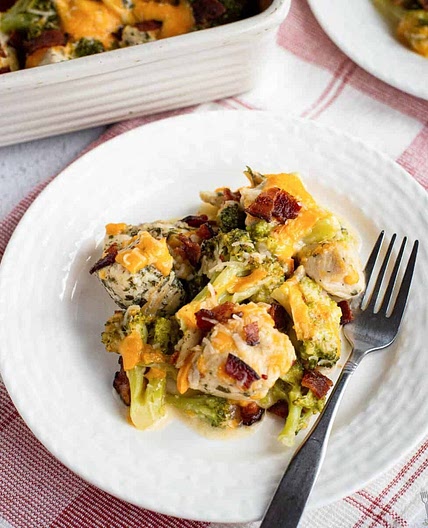 Keto Chicken Bacon Ranch Casserole