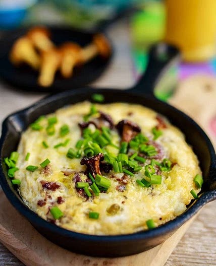 Chicken Mushroom Frittata