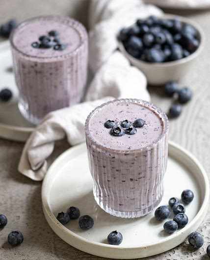 Heidelbeer-Cashew-Shake