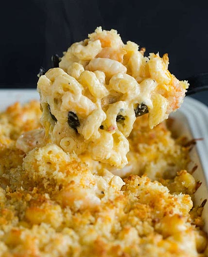 Cajun Shrimp Macaroni and Cheese