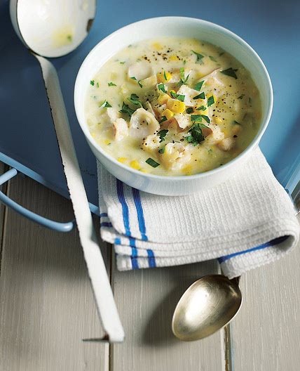 Smoked haddock and sweetcorn chowder