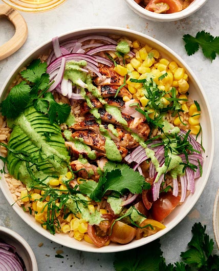 Southwest Chicken Rice Bowl