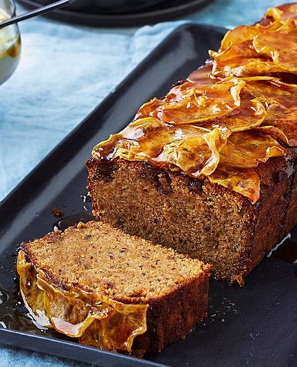 Banana, apple and blueberry loaf