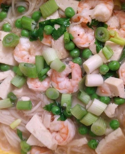 Chinese Shrimp and Tofu Soup