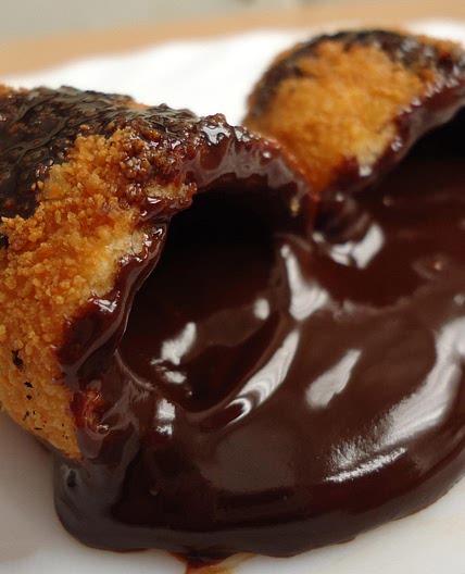 Receita de Rolinho primavera de chocolate