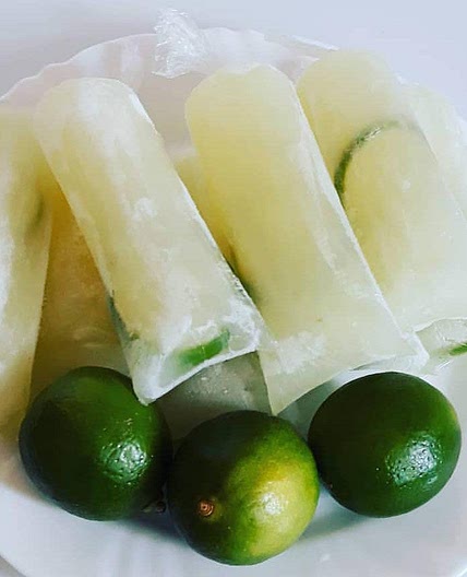 Receita de Geladinho de caipirinha de limão