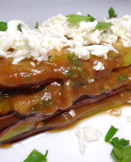 Receita de Lasanha de berinjela vegana