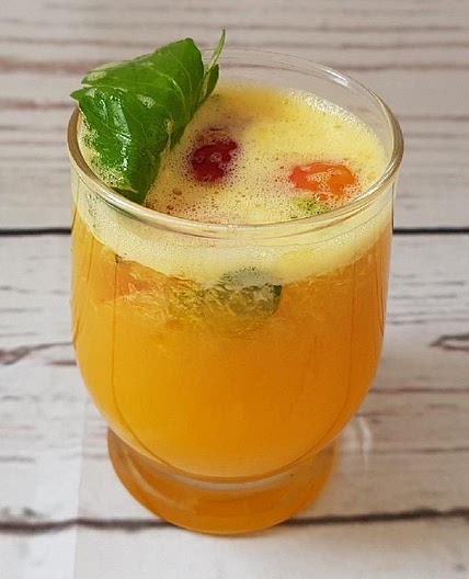 Suco de laranja com gengibre