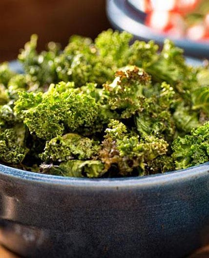 Receita de Chips de couve