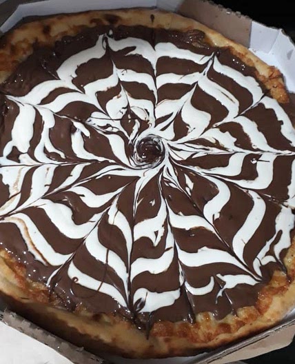 Receita de Pizza doce de chocolate