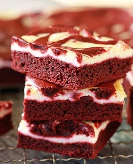 Red Velvet Cheesecake Brownies