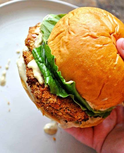 Vegan Crispy "Chicken" Caesar Sandwiches