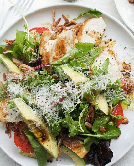 Chicken, Avocado and Bacon Salad Recipe