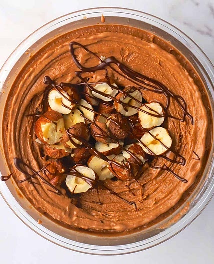 Chocolate Hazelnut Protein Ice Cream (Ninja Creami)