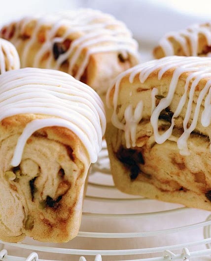 Cherry and pistachio stollen