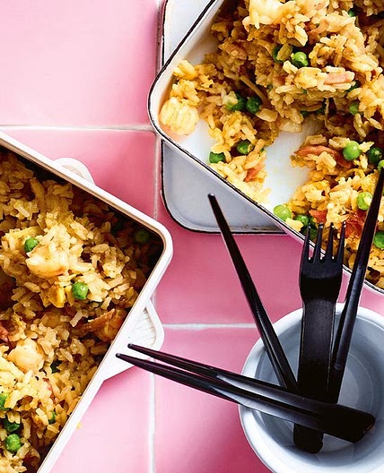 Chinese-takeaway fried rice