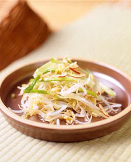 숙주미나리무침