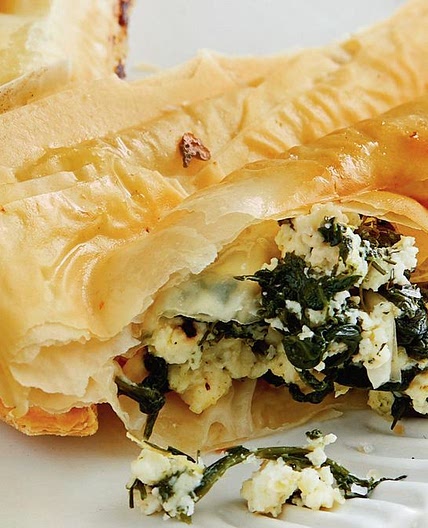 Spinach and ricotta filo jaffles