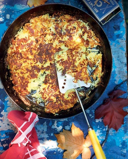 Giant parsnip and potato rösti