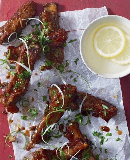 Sticky spare ribs