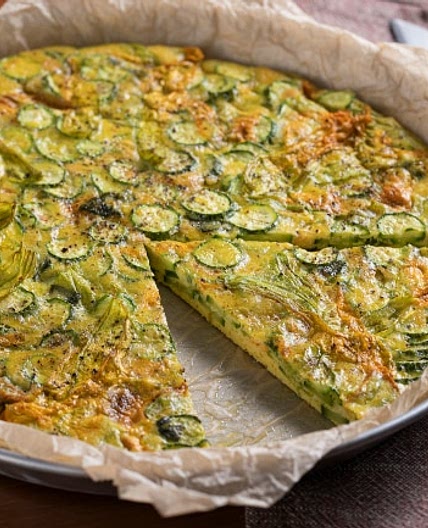 Frittata di zucchine al forno