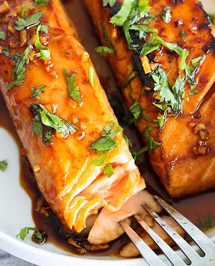 Honey Sriracha Salmon