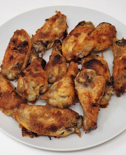 Garlic Butter Baked Chicken Wings