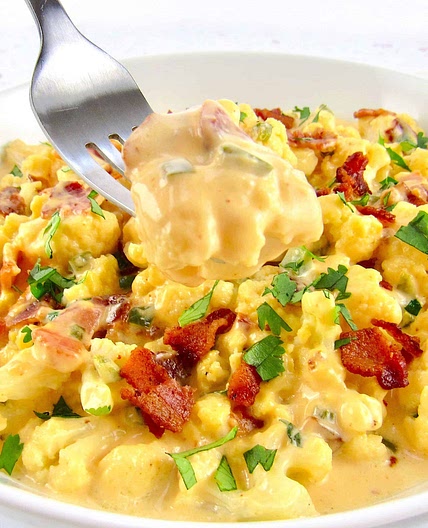 Jalapeño Popper Cauliflower Mac and Cheese