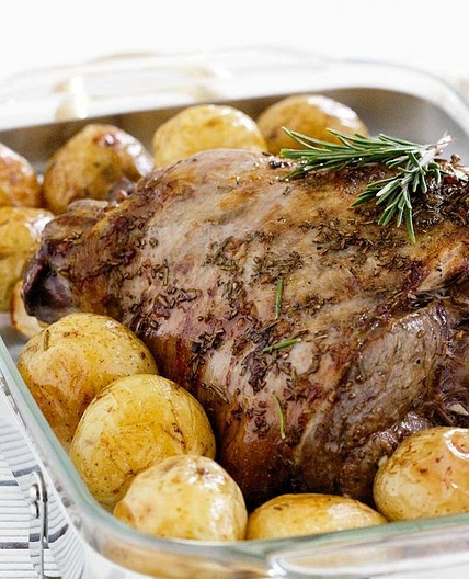 Traditional roast lamb recipe
