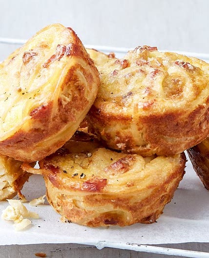 Mini carbonara quiches recipe