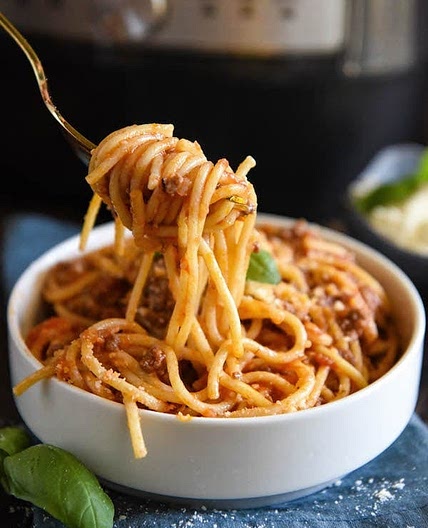 Pampered Chef Quick Cooker Spaghetti Bolognese