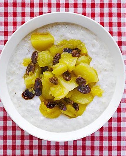 Creamy yogurt porridge