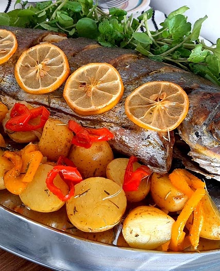 Receita de Dourado assado no forno